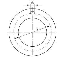 推力墊圈 EGW52-E40-B, 推力墊圈，免維護(hù)，帶銅襯