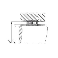 圓柱滾子軸承 NNU4936-S-M-P5-C3, 浮動軸承，雙列，可分離，帶保持架